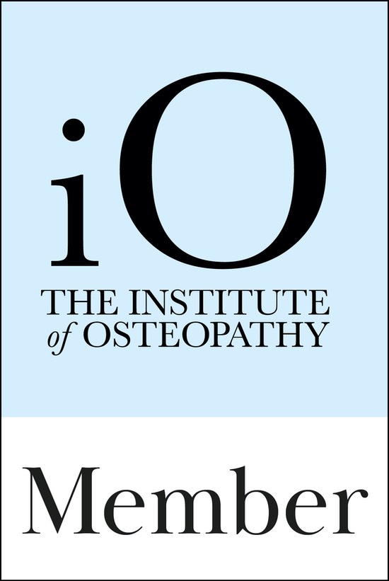 Institute of osteopathy logo proving membership for the Bexleyheath Osteopathic Practice